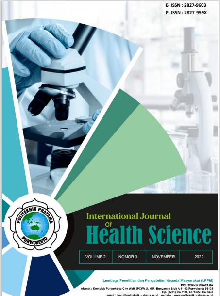 					View Vol. 2 No. 3 (2022): November: International Journal of Health
				