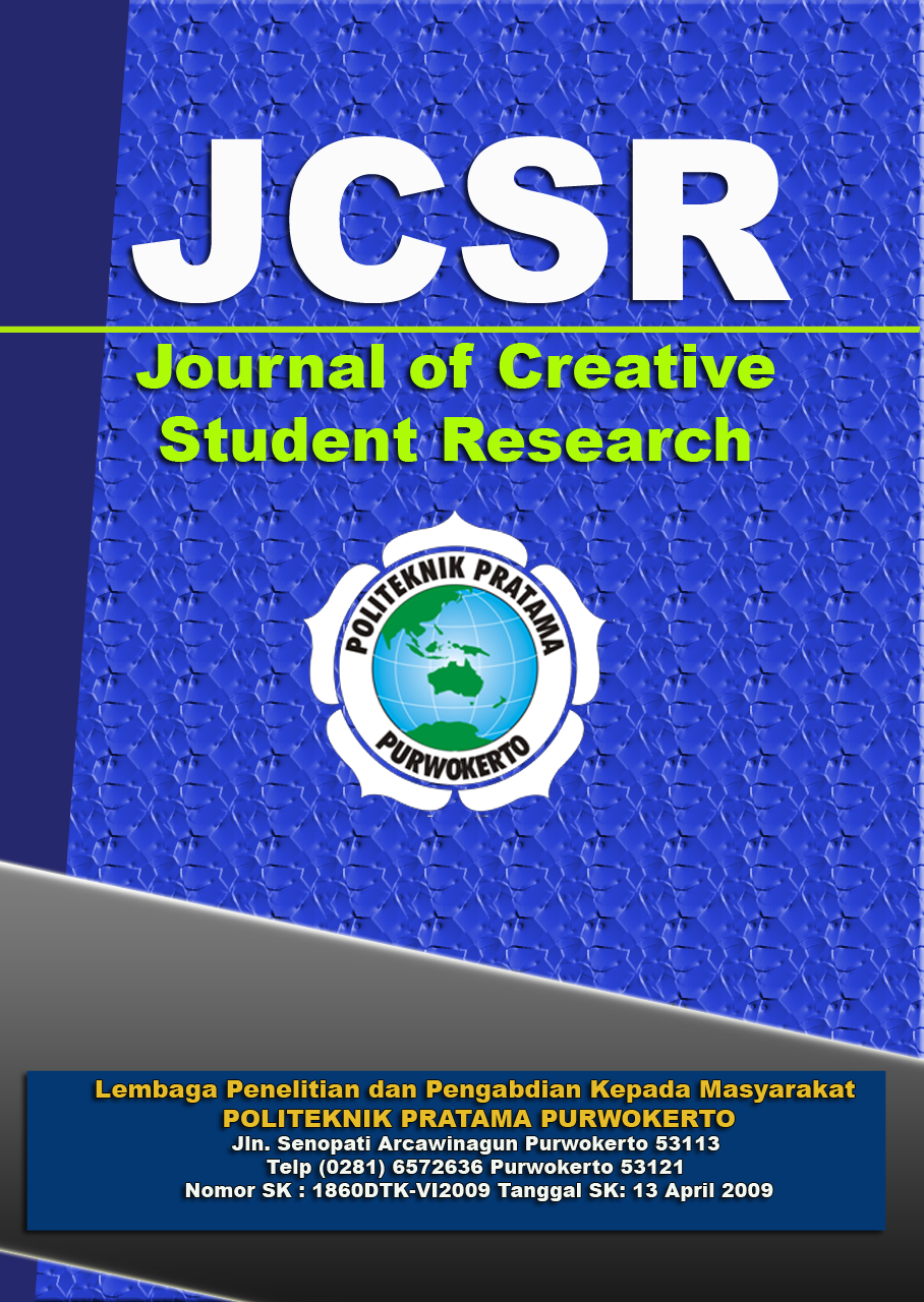 					View Vol. 1 No. 1 (2023): Februari : Journal of Creative Student Research
				