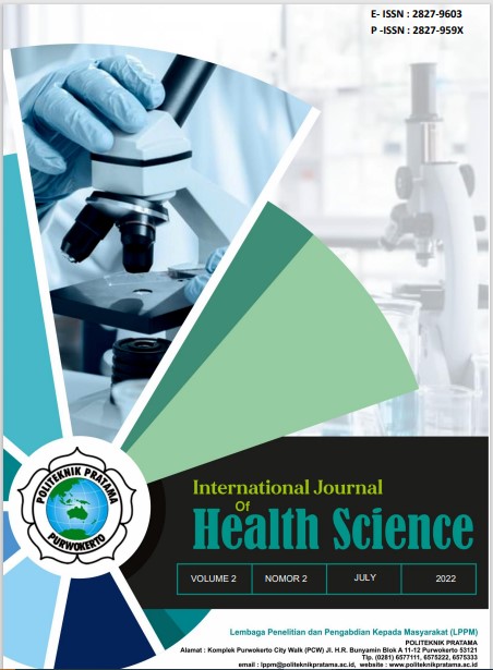 					View Vol. 2 No. 2 (2022): July: International Journal of Health
				